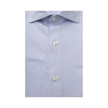 Bagutta Men's Light Blue Cotton Shirt - L