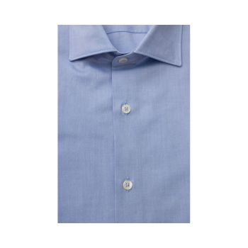 Bagutta Men's Light Blue Cotton Shirt - L