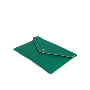 Dolce & Gabbana Women's Green Leather Handbag Clutch Mini Purse Pouch Tablet Case - One Size