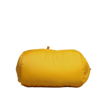 Dolce & Gabbana Men's Yellow Orange Nylon Logo Plaque Hand Shoulder Duffle Bag - One Size