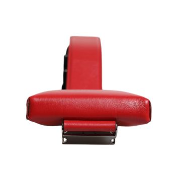 Dolce & Gabbana Men's Red Leather Logo Zip Around Card Holder Wide Strap Wallet (Copy) - One Size