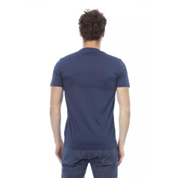 Baldinini Trend Men's Blue Cotton T-Shirt - XL