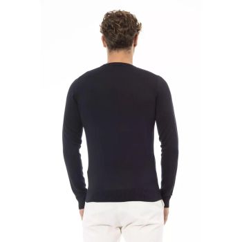 Baldinini Trend Men's Blue Modal Sweater - 48 IT