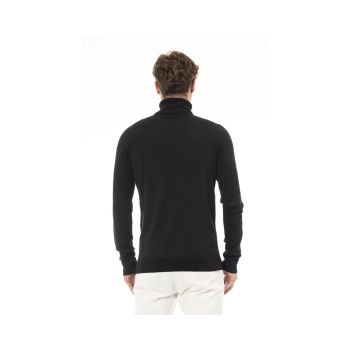 Baldinini Trend Men's Black Modal Sweater - 52 IT