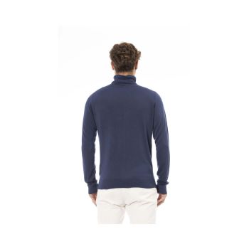 Baldinini Trend Men's Blue Modal Sweater - 50 IT