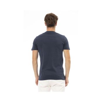 Baldinini Trend Men's Blue Cotton T-Shirt - M