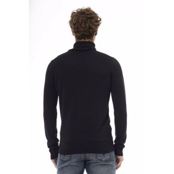 Baldinini Trend Men's Blue Modal Sweater - 52 IT