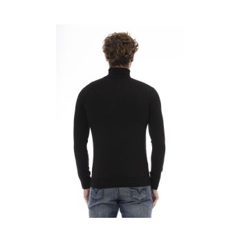 Baldinini Trend Men's Black Wool Sweater - 48 IT