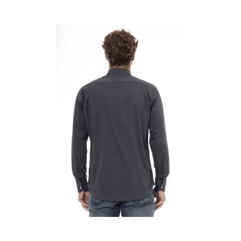 Baldinini Trend Men's Gray Cotton Shirt - L