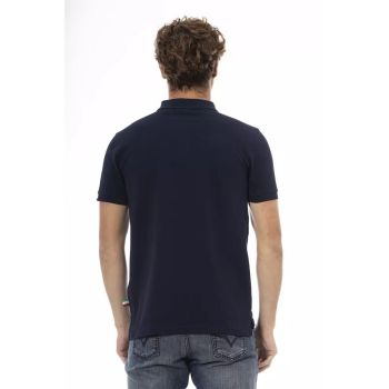 Baldinini Trend Men's Blue Cotton Polo Shirt - L