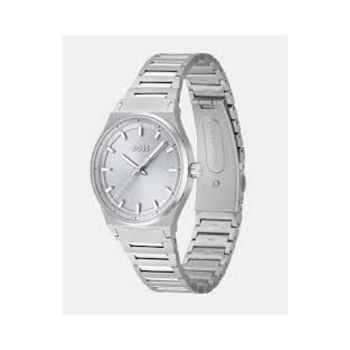 Hugo Boss Unisex's Silver Stainless Steel Stainless Steel Watch - One Size