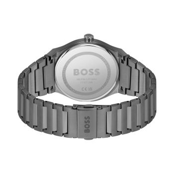 Hugo Boss Men's Gray Stainless Steel Watch - One Size