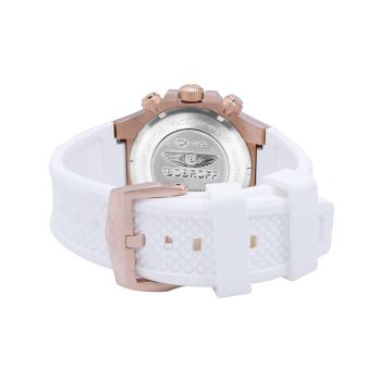 Bobroff Unisex's White Rubber Watch - One Size