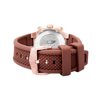 Bobroff Unisex's Brown Rubber Watch - One Size