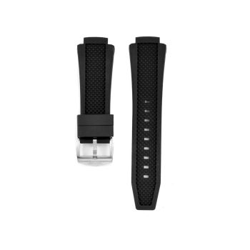 Bobroff Men's Black Silicone Watch - One Size