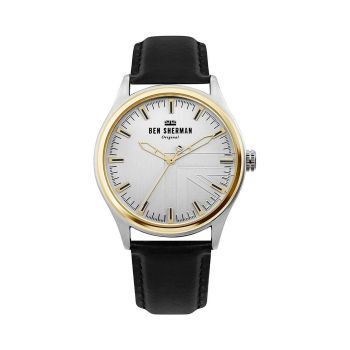 Ben Sherman Men's Black Leather Watch - One Size