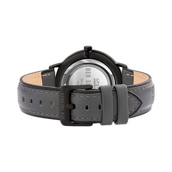 Ben Sherman Men's Black Leather Watch - One Size