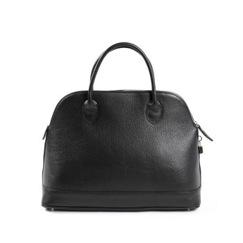 V Italia by VERSACE 1969 ABBIGLIAMENTO SPORTIVO SRL Women's V Italia by VERSACE 1969 ABBIGLIAMENTO SPORTIVO SRL Small Leather Satchel Black in Black - One Size
