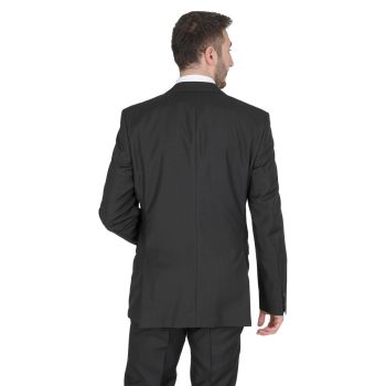 Hugo Boss Men's Black Wool Jacket in Black - 98 cm