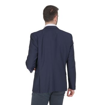 Hugo Boss Men's Dark Blue Wool Blend Jacket in Dark blue - 48 EU