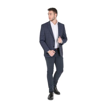 Hugo Boss Men's Dark Blue Wool Jacket in Dark blue - 26