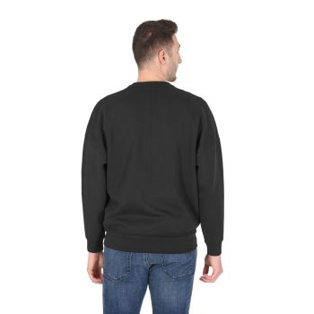 Hugo Boss Men's Black Cotton Blend Sweatshirt in Black - M