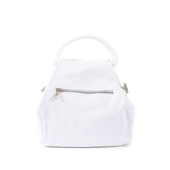 V Italia by Versace 1969 White Leather Handbag - One Size