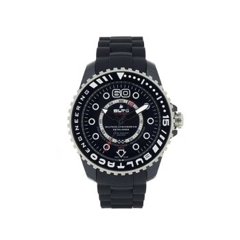 Bultaco Men's Black Silicone Watch - One Size