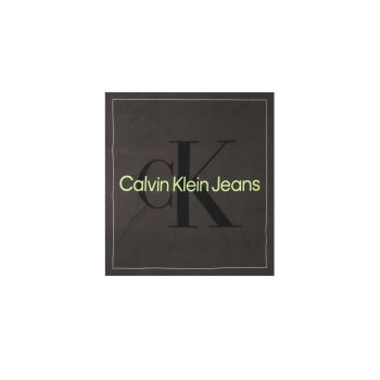 Calvin Klein Women's Black Organic Cotton Scarf - One Size
