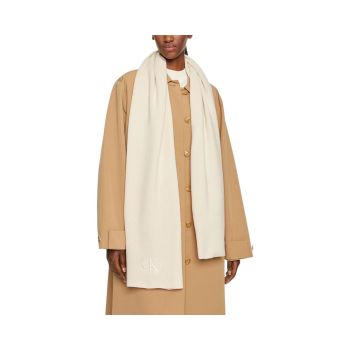 Calvin Klein Women's Cream Recycled Polyester Scarf - One Size