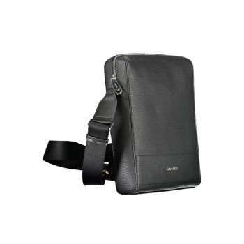 Calvin Klein Men's Black Polyester Shoulder Bag - One Size