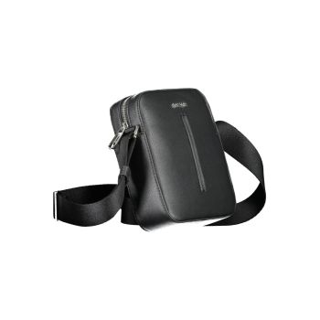 Calvin Klein Men's Black Polyester Shoulder Bag - One Size