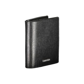 Calvin Klein Men's Black Leather Wallet - One Size