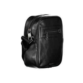 Calvin Klein Men's Black Polyester Shoulder Bag - One Size