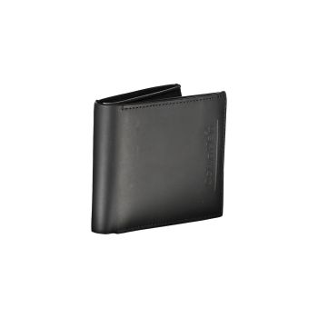 Calvin Klein Men's Black Leather Wallet - One Size