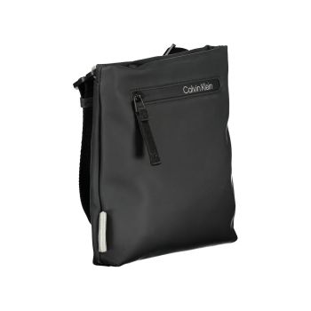 Calvin Klein Men's Black Polyester Shoulder Bag - One Size