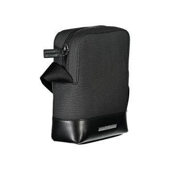 Calvin Klein Men's Black Polyester Shoulder Bag - One Size