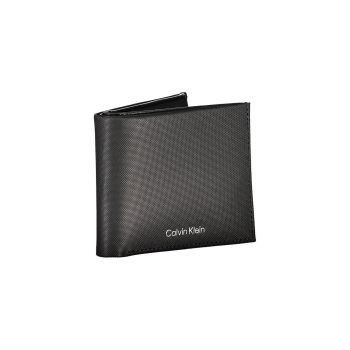 Calvin Klein Men's Black Leather Wallet - One Size
