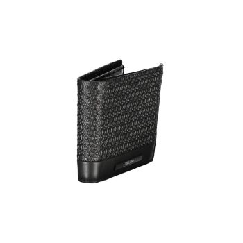 Calvin Klein Men's Black Leather Wallet - One Size