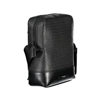 Calvin Klein Men's Black Polyester Shoulder Bag - One Size