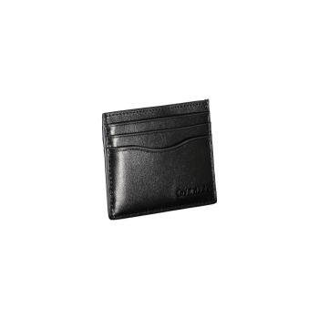 Calvin Klein Men's Black Leather Wallet - One Size