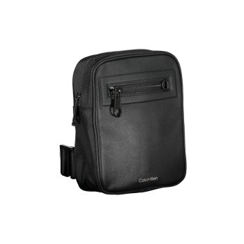 Calvin Klein Men's Black Polyester Shoulder Bag - One Size