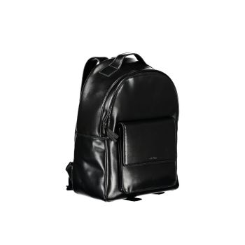 Calvin Klein Men's Black Polyester Backpack - One Size