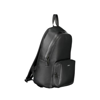 Calvin Klein Men's Black Polyester Backpack - One Size