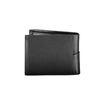 Calvin Klein Men's Black Leather Wallet - One Size
