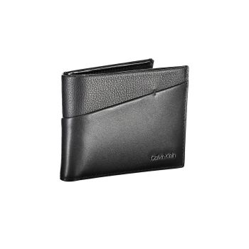 Calvin Klein Men's Black Leather Wallet - One Size