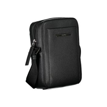 Calvin Klein Men's Black Polyester Shoulder Bag - One Size