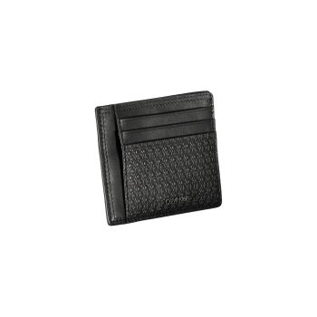 Calvin Klein Men's Black Leather Wallet - One Size
