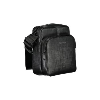 Calvin Klein Men's Black Polyester Shoulder Bag - One Size