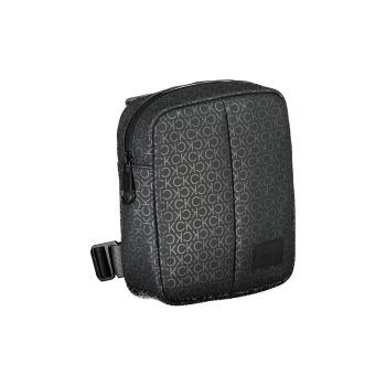 Calvin Klein Men's Black Polyester Shoulder Bag - One Size